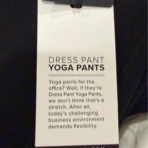 Betabrand Dress Pant Yoga Pants pinstripe Large